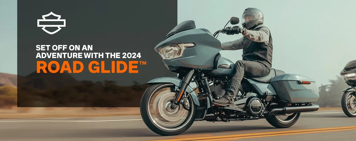 Set off on an adventure with the all-new 2024 Road Glide!